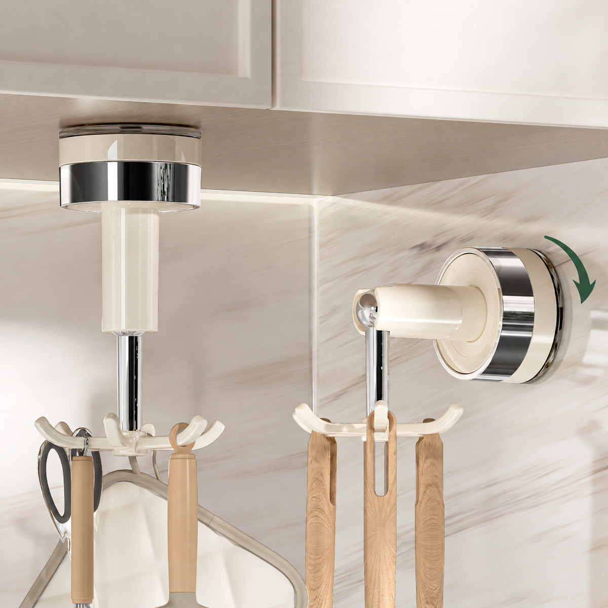 Rotating Suction Cup Multi-Hook