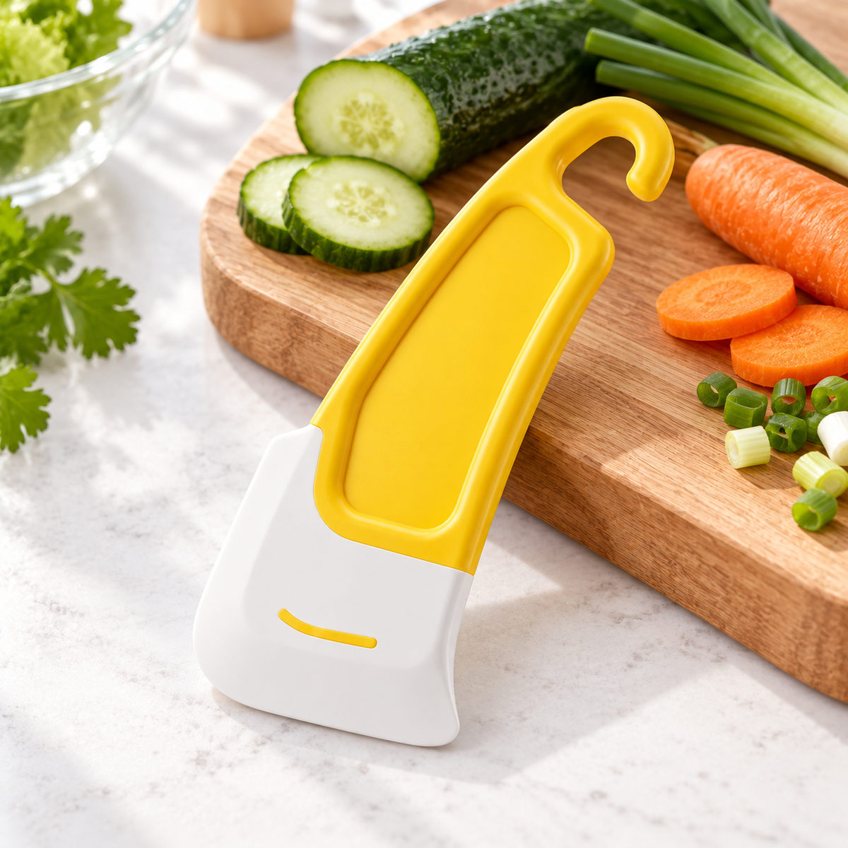 Kitchen Food Scraper &amp; Transfer Tool