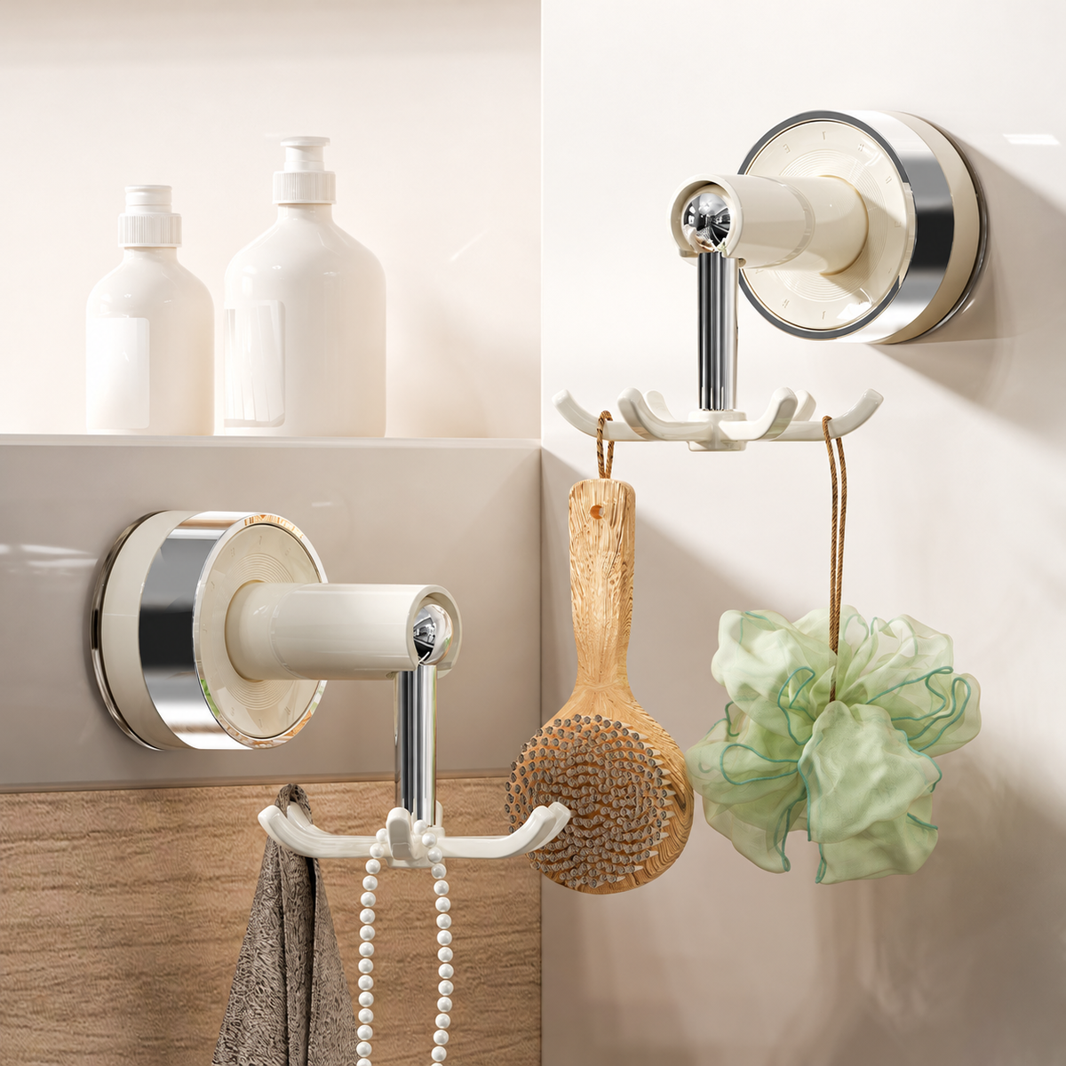 Rotating Suction Cup Multi-Hook