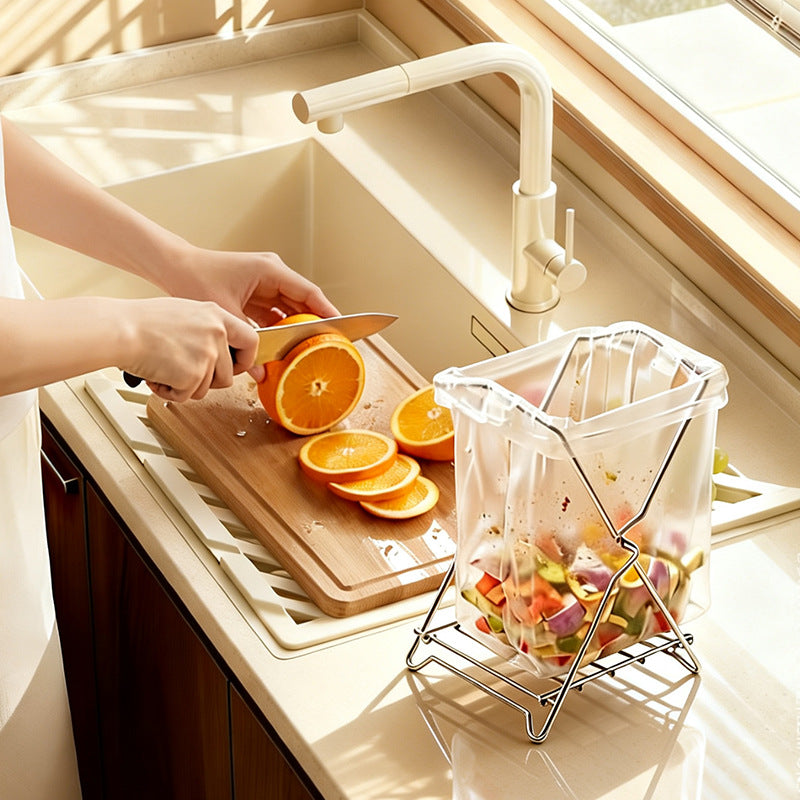 Foldable Countertop Trash Bag Holder