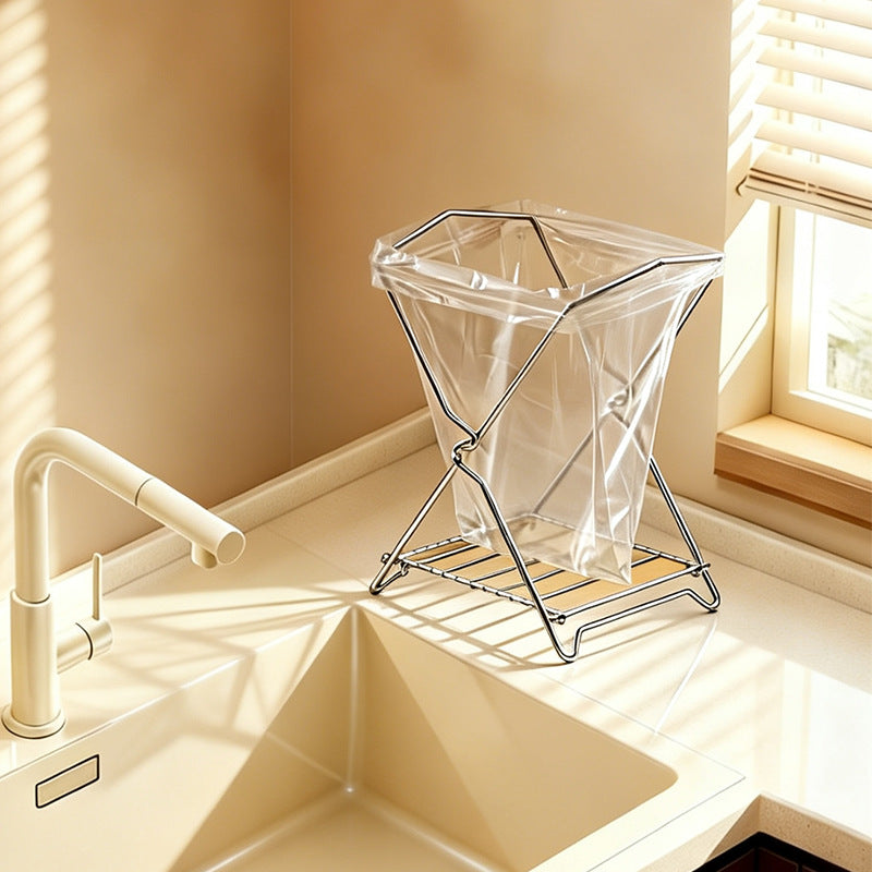 Foldable Countertop Trash Bag Holder