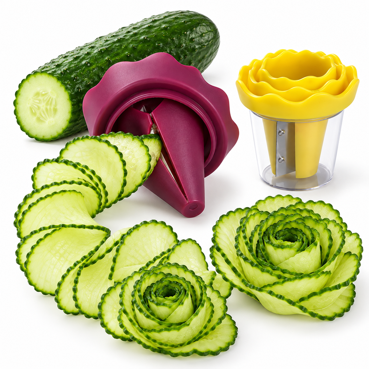 Rotary Decorative Vegetable Flower Slicer